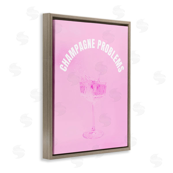 Stupell Industries House Of Lulu | Champagne Problems Pink