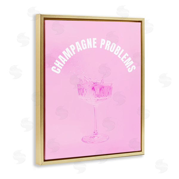 Stupell Industries House Of Lulu | Champagne Problems Pink