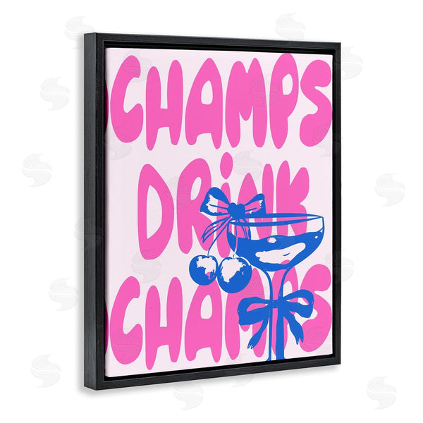 Stupell Industries House Of Lulu | Champs Drink Champagne