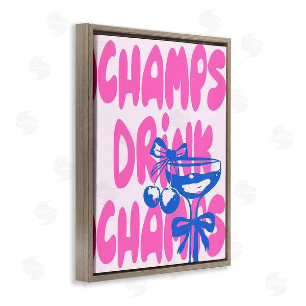 Stupell Industries House Of Lulu | Champs Drink Champagne