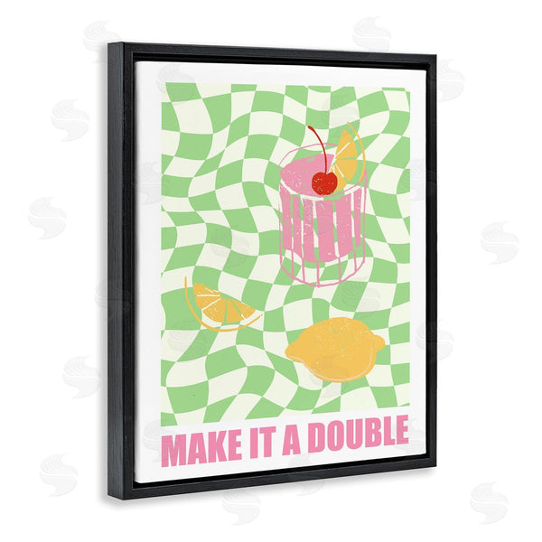 Stupell Industries House Of Lulu | Checkered Make It A Double