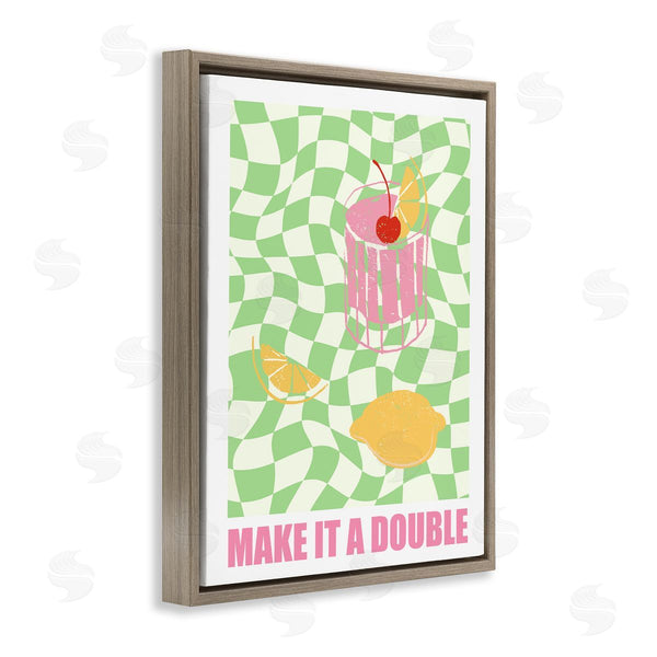 Stupell Industries House Of Lulu | Checkered Make It A Double