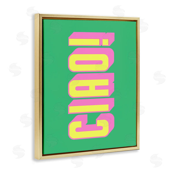 Stupell Industries House Of Lulu | Ciao Bold Lettering