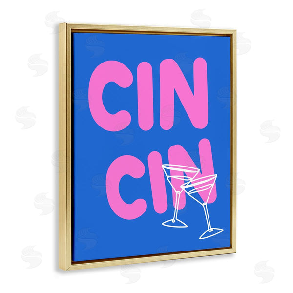 Stupell Industries House Of Lulu | Cin Cin Cheers Glasses Wall Art