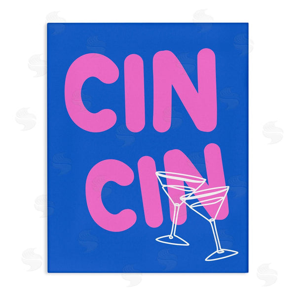 stupell industries House of Lulu | Cin Cin Cheers Glasses Wall Art