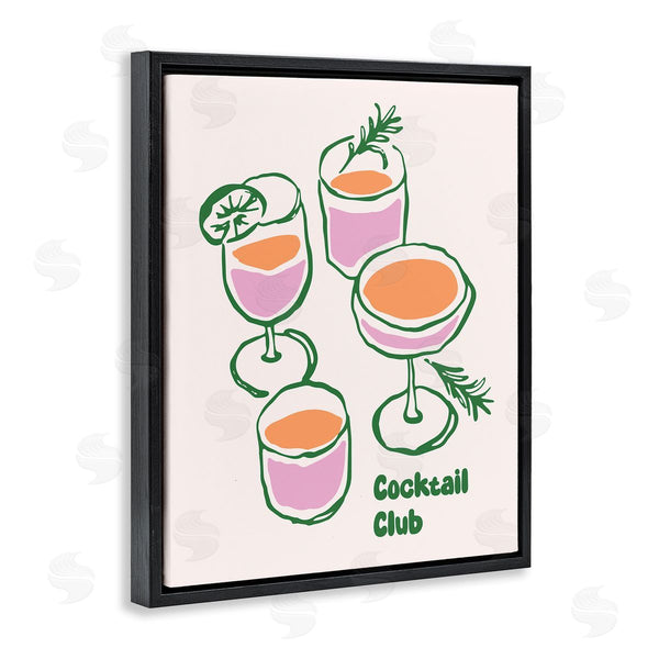 Stupell Industries House Of Lulu | Cocktail Club Glasses