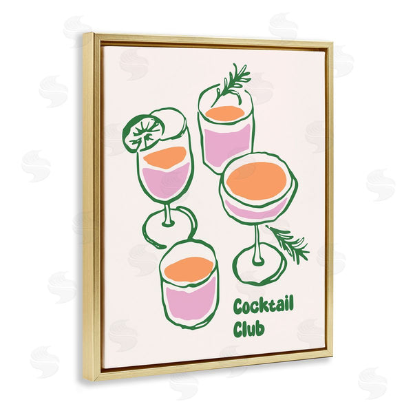 Stupell Industries House Of Lulu | Cocktail Club Glasses