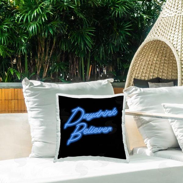 Stupell Industries House Of Lulu | Daydrink Believer Neon Printed Throw Pillow