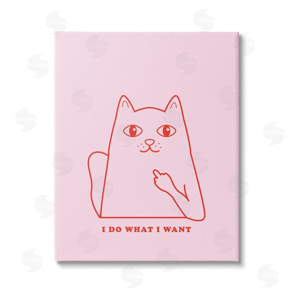 stupell industries House of Lulu | Do What I Want Cat Wall Art