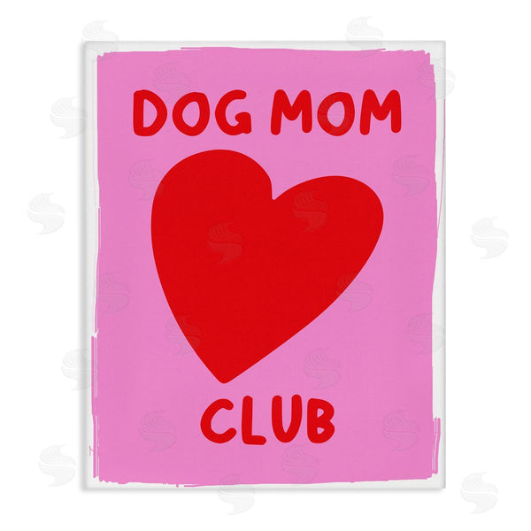 stupell industries House of Lulu | Dog Mom Club Heart Wall Art