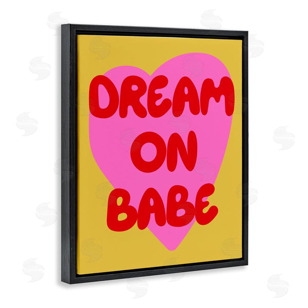 Stupell Industries House Of Lulu | Dream On Babe On Yellow