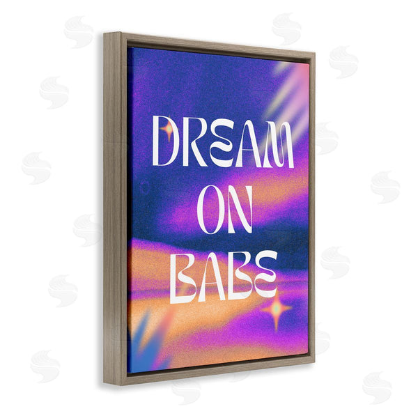 Stupell Industries House Of Lulu | Dream On Babe Purple Wall Art