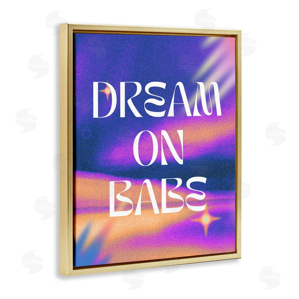 Stupell Industries House Of Lulu | Dream On Babe Purple Wall Art