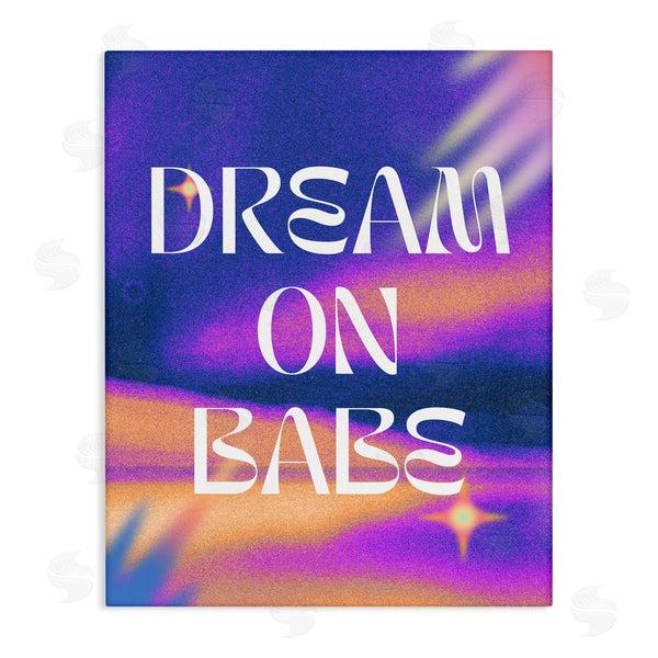 stupell industries House of Lulu | Dream On Babe Purple Wall Art