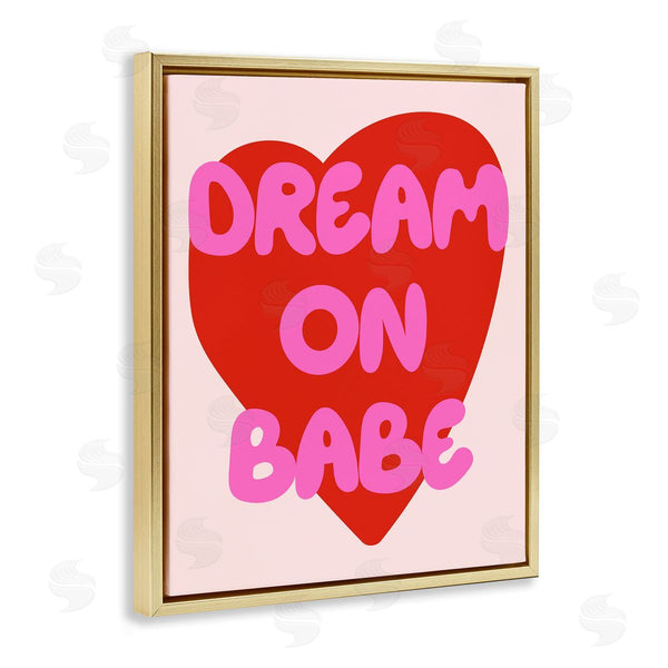 Stupell Industries House Of Lulu | Dream On Babe Red Heart
