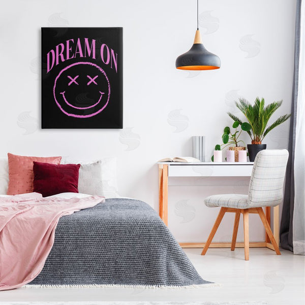 Stupell Industries House Of Lulu | Dream On Pink Smiley Wall Art