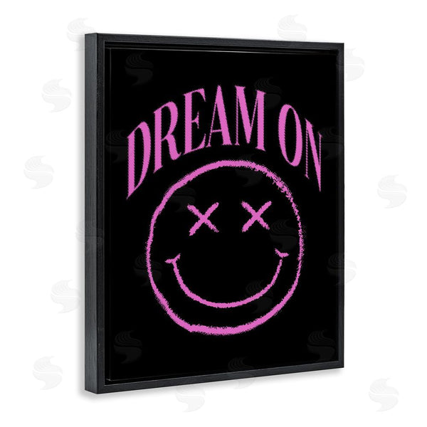 Stupell Industries House Of Lulu | Dream On Pink Smiley Wall Art