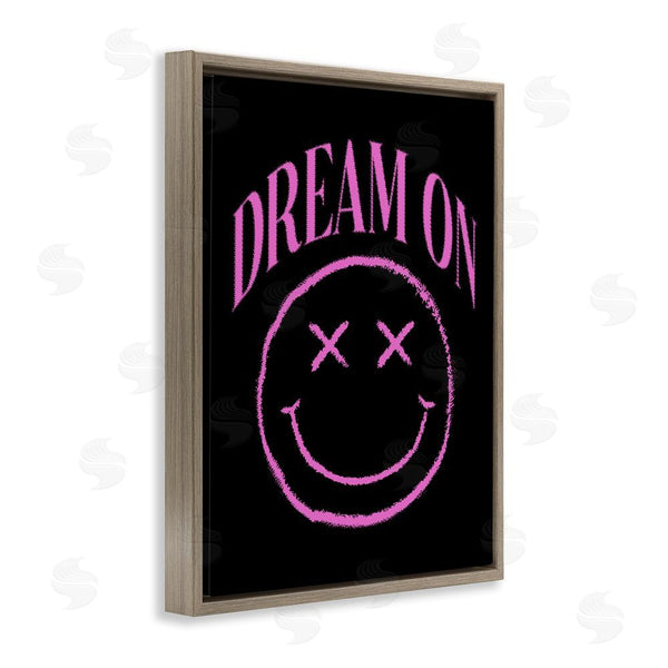 Stupell Industries House Of Lulu | Dream On Pink Smiley Wall Art