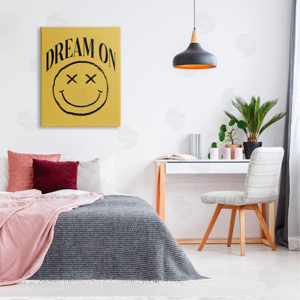 Stupell Industries House Of Lulu | Dream On Yellow Smiley Wall Art