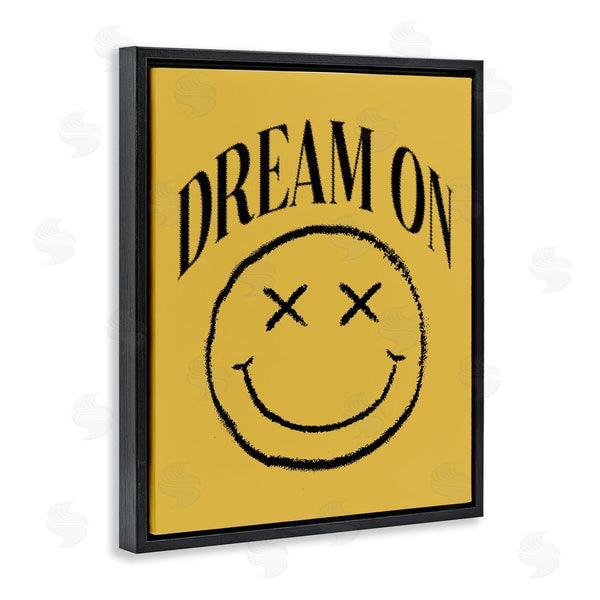Stupell Industries House Of Lulu | Dream On Yellow Smiley Wall Art