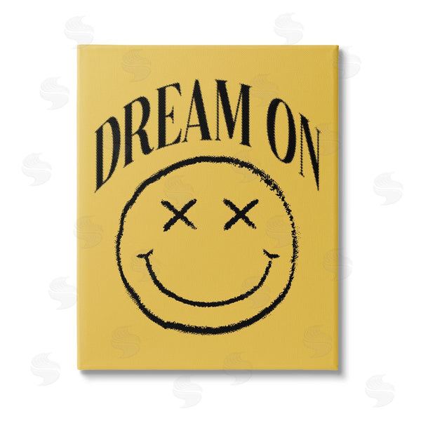 stupell industries House of Lulu | Dream On Yellow Smiley Wall Art