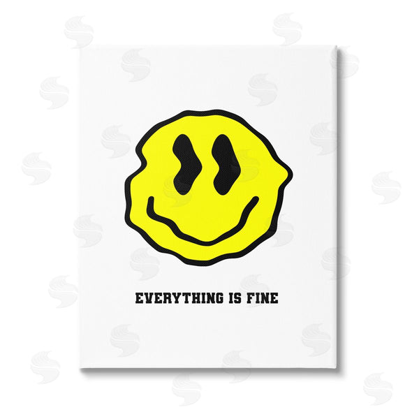 stupell industries House of Lulu | Everything is Fine Smiley Wall Art