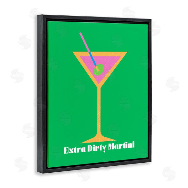 Stupell Industries House Of Lulu | Extra Dirty Martini On Green Wall Art