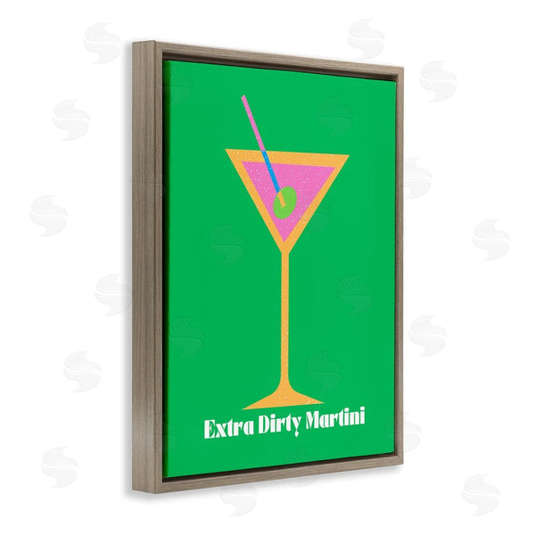 Stupell Industries House Of Lulu | Extra Dirty Martini On Green Wall Art