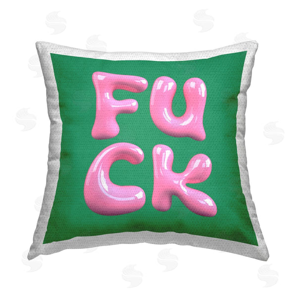 Stupell Industries House Of Lulu | F*ck Bold Typography Printed Throw Pillow