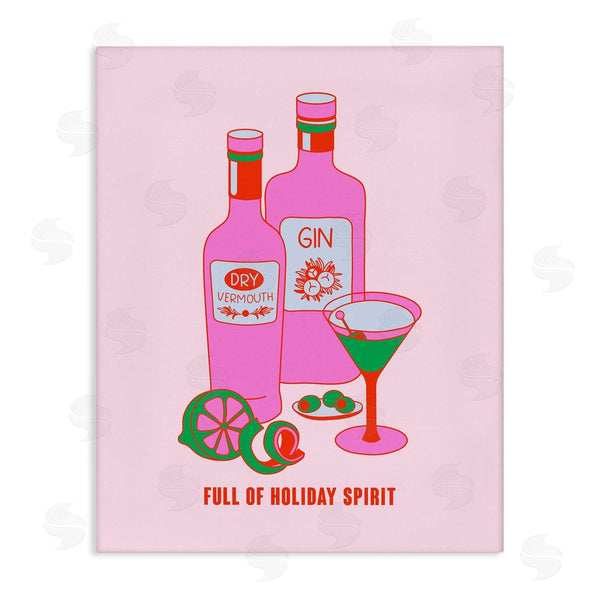 stupell industries House of Lulu | Funny Holiday Spirit Drinks Wall Art