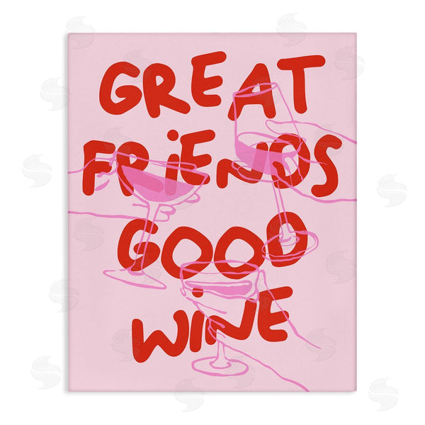 stupell industries House of Lulu | Great Friends Good Wine