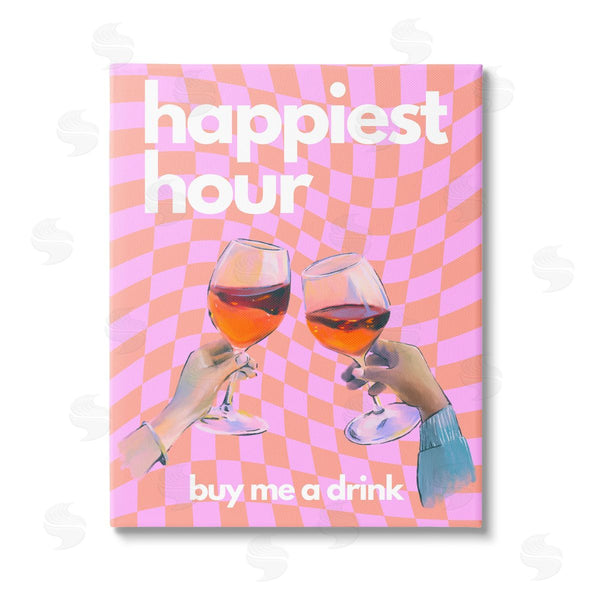 stupell industries House of Lulu | Groovy Happiest Hour Wall Art