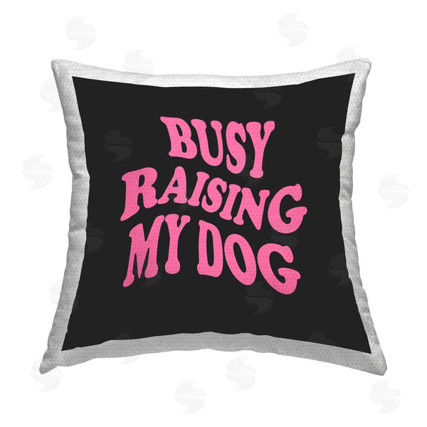 Stupell Industries House Of Lulu | Groovy Pet Dog Mom Printed Throw Pillow