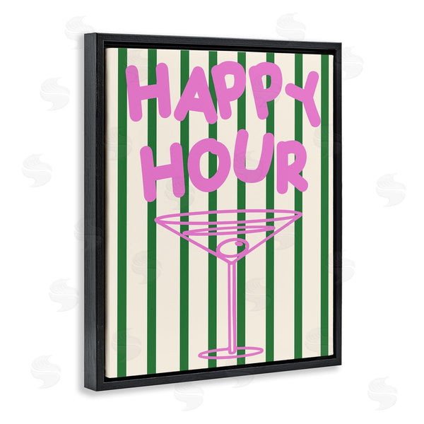 Stupell Industries House Of Lulu | Happy Hour On Stripes