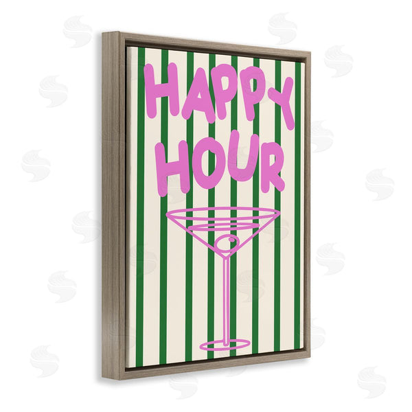 Stupell Industries House Of Lulu | Happy Hour On Stripes