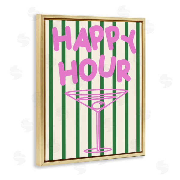 Stupell Industries House Of Lulu | Happy Hour On Stripes
