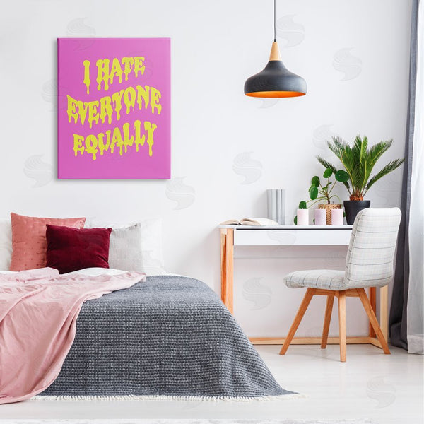 Stupell Industries House Of Lulu | Hate Everyone Drip Phrase Wall Art