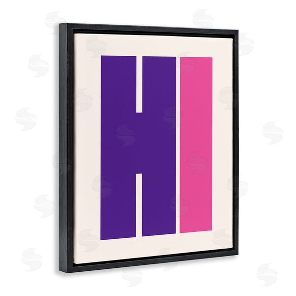 Stupell Industries House Of Lulu | Hi Contemporary Typography