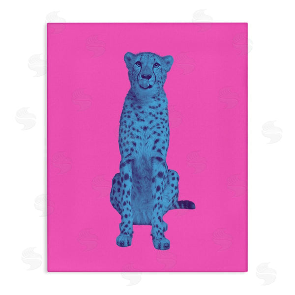 stupell industries House of Lulu | Leopard on Vivid Pink Wall Art