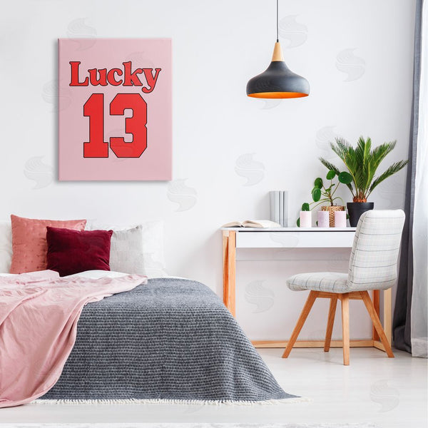 Stupell Industries House Of Lulu | Lucky 13 Varsity Text Wall Art