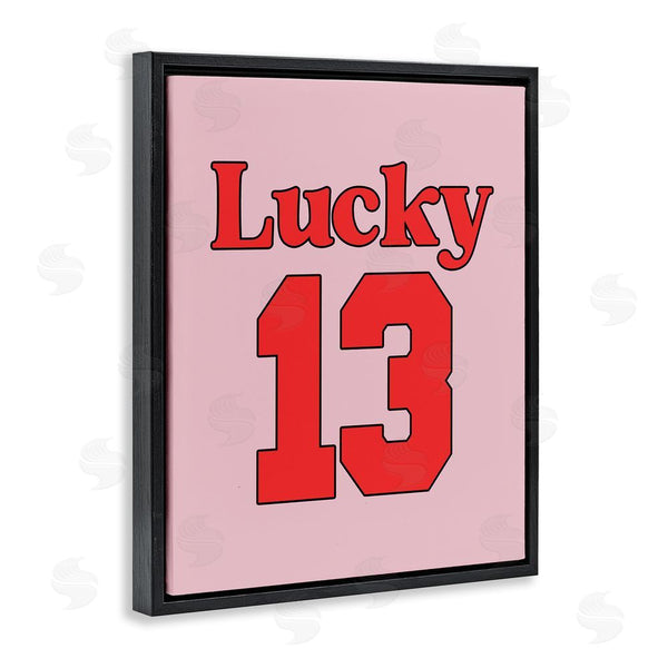 Stupell Industries House Of Lulu | Lucky 13 Varsity Text Wall Art
