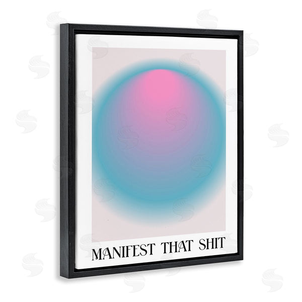 Stupell Industries House Of Lulu | Manifest Phrase With Ombre