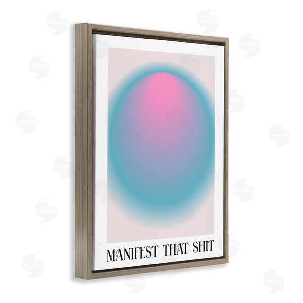 Stupell Industries House Of Lulu | Manifest Phrase With Ombre