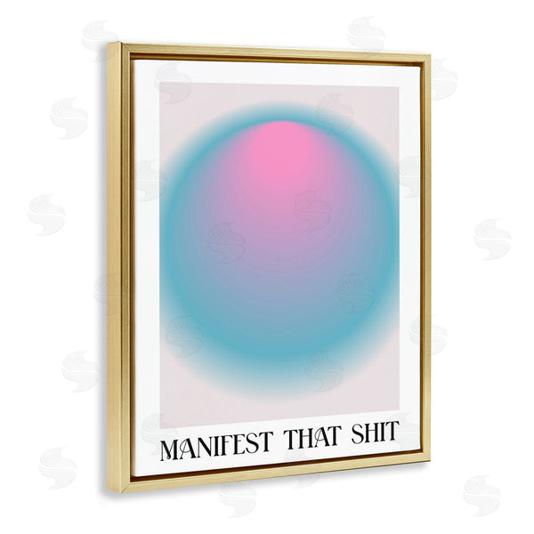 Stupell Industries House Of Lulu | Manifest Phrase With Ombre