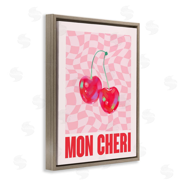 Stupell Industries House Of Lulu | Mon Cheri On Checkered Wall Art
