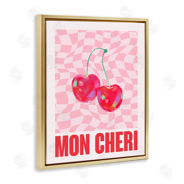 Stupell Industries House Of Lulu | Mon Cheri On Checkered Wall Art
