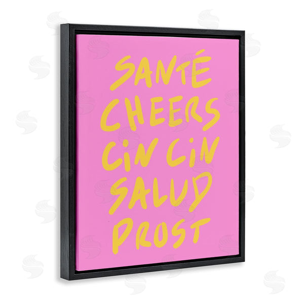 Stupell Industries House Of Lulu | Multilingual Cheers On Pink