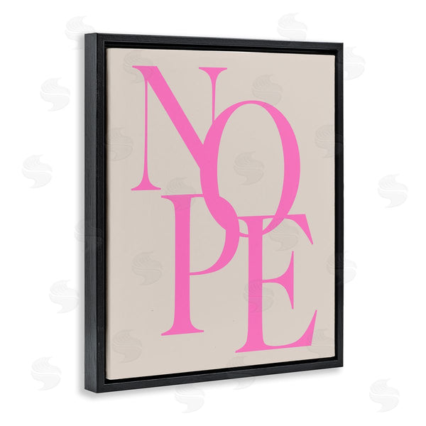 Stupell Industries House Of Lulu | Nope Contemporary Typography