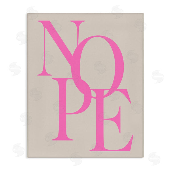 stupell industries House of Lulu | Nope Contemporary Typography