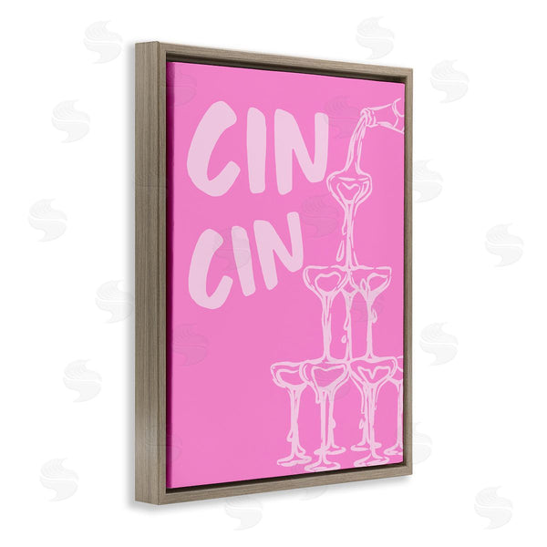 Stupell Industries House Of Lulu | Pink Champagne Tower